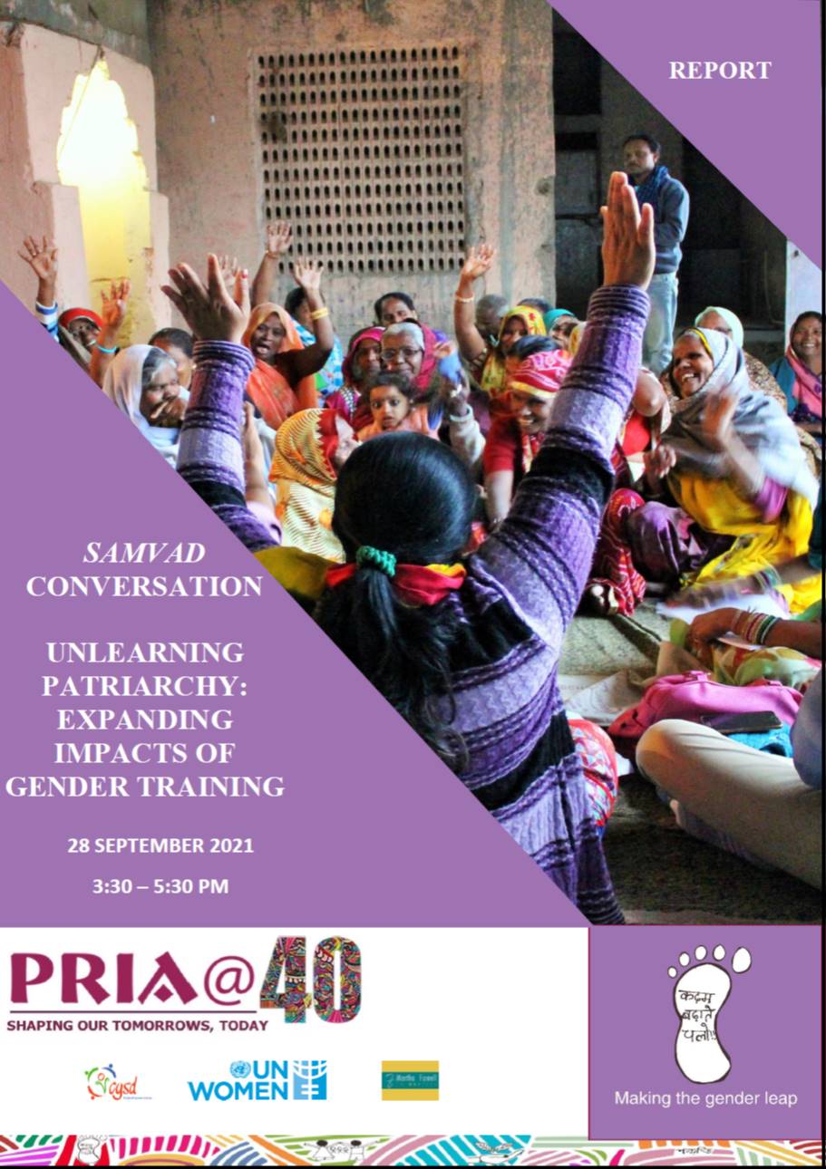 Unlearning Patriarchy: Expanding Impacts of Gender Training